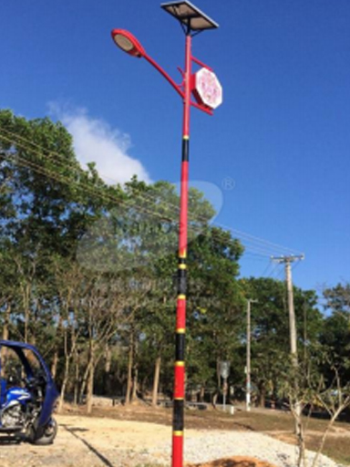 云南麗江太陽(yáng)能民族特色路燈工程案例